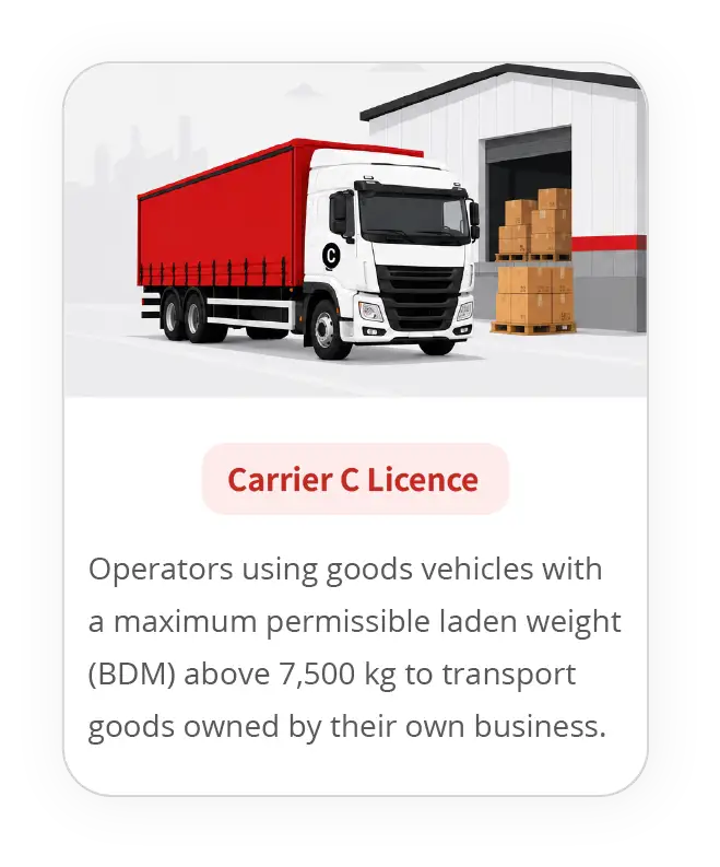 Carrier C Licence