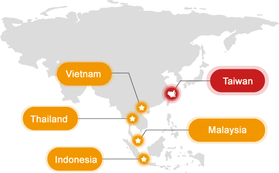 MEUP Global Service Locations
